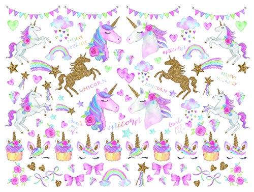 Amazon.co.jp: ユニコーン Unicorn 転写紙 陶器用 ポーセラーツ