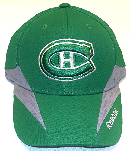 Reebok Montreal Canadiens NHL Practice St. Pats Flex Hat - L XL - M533Z