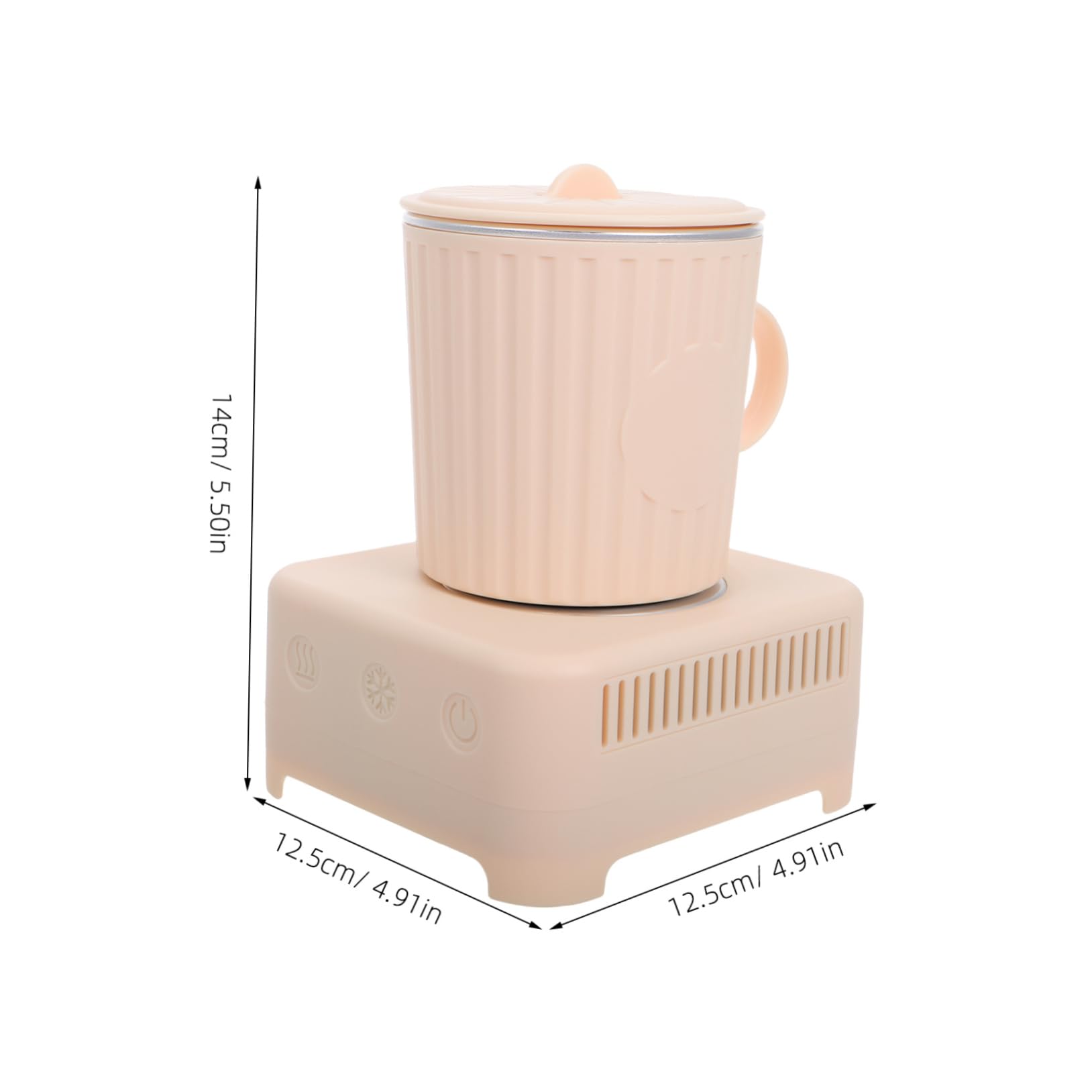 CIYODO Cold Beverage Mug Portable Electric Drink Chiller Quick Cooling for Coffee