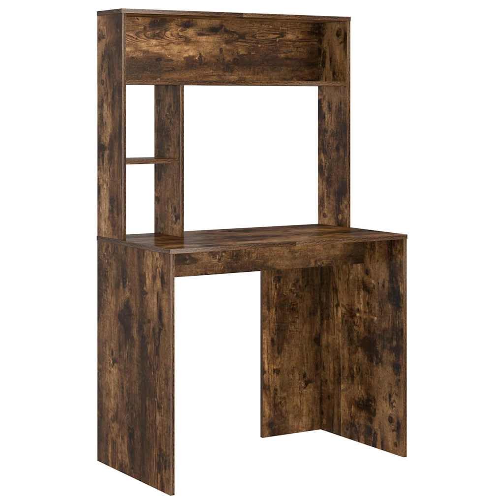 Scrivania per affumicatura, 91 x 50 x 149 cm, materiale in legno, con 2 ripiani, moderna scrivania per computer per casa, ufficio, studio, mobili durevoli