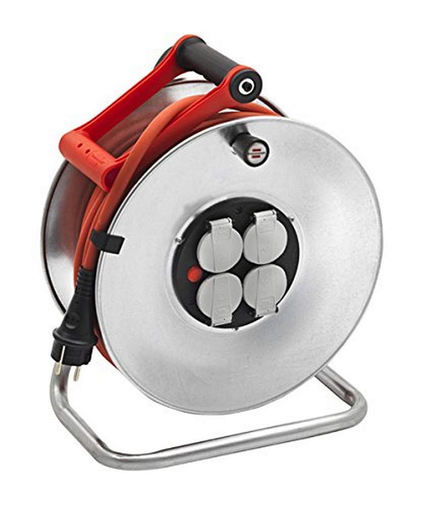 Brennenstuhl Silver enrollador de cable IP44 40 m