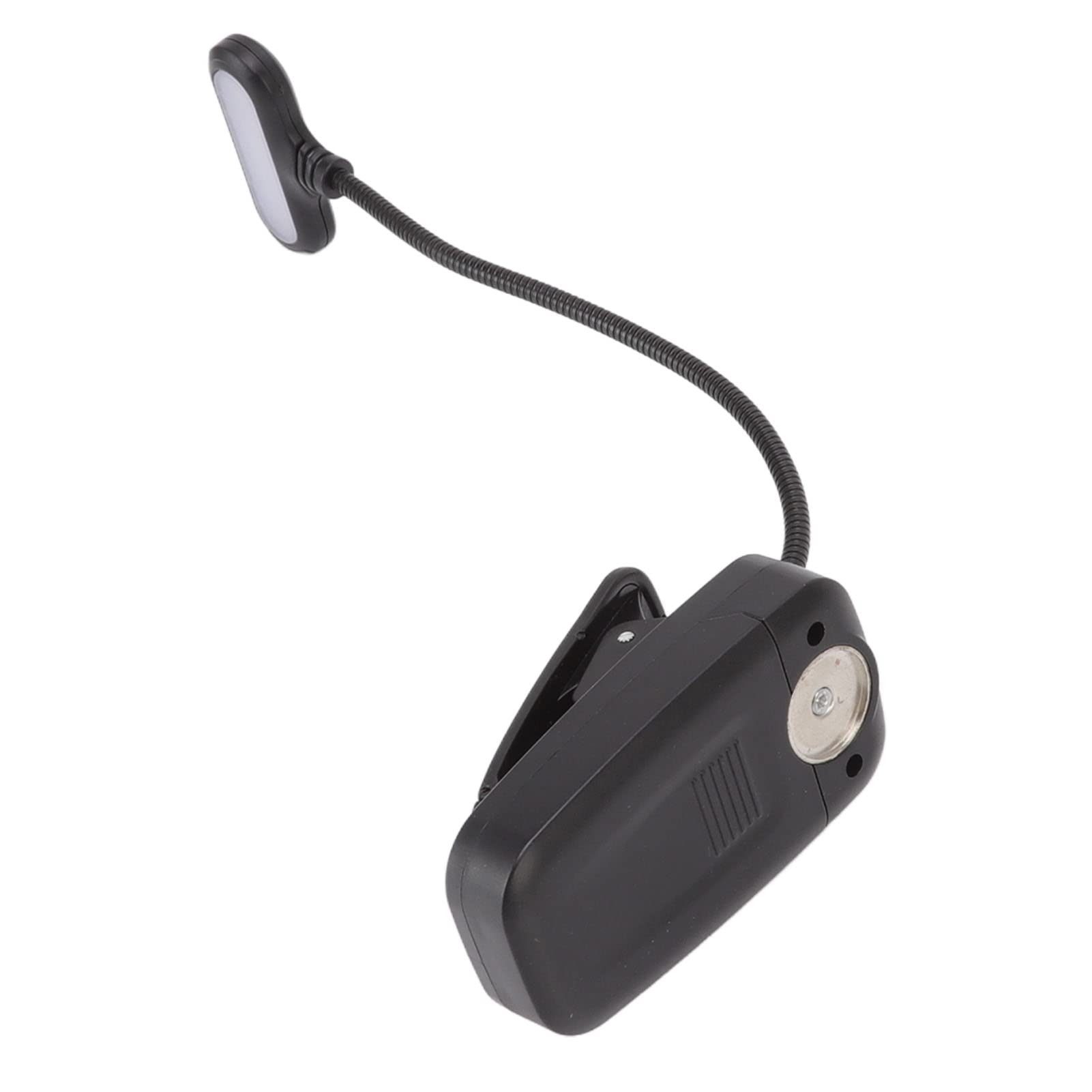 Fafeicy Clip Light, Clip Light Lampada USB Ricaricabile per la Cura degli Occhi Lampada da Tavolo con Clip LED Pieghevole a Collo di Cigno Flessibile a 3 velocità, Flash Mobili e Luci