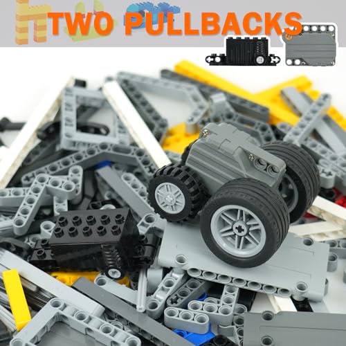 Image of MALEKO Technical Parts, 540+PCS EV3 Building Bricks-Pullback Motor Beams