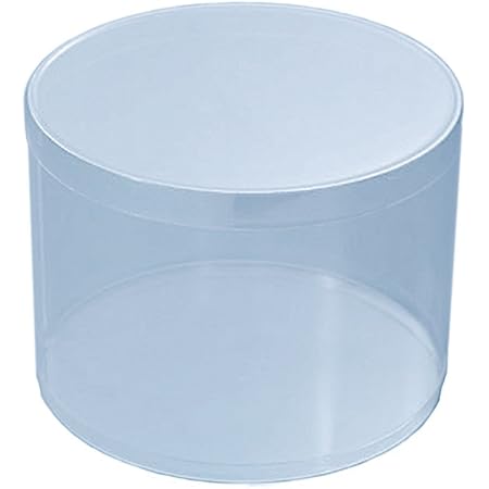 Amazon ヘイコー 箱 クリスタルボックス 円柱型 大 F13 4x10cm 10個入 ギフトボックス 文房具 オフィス用品