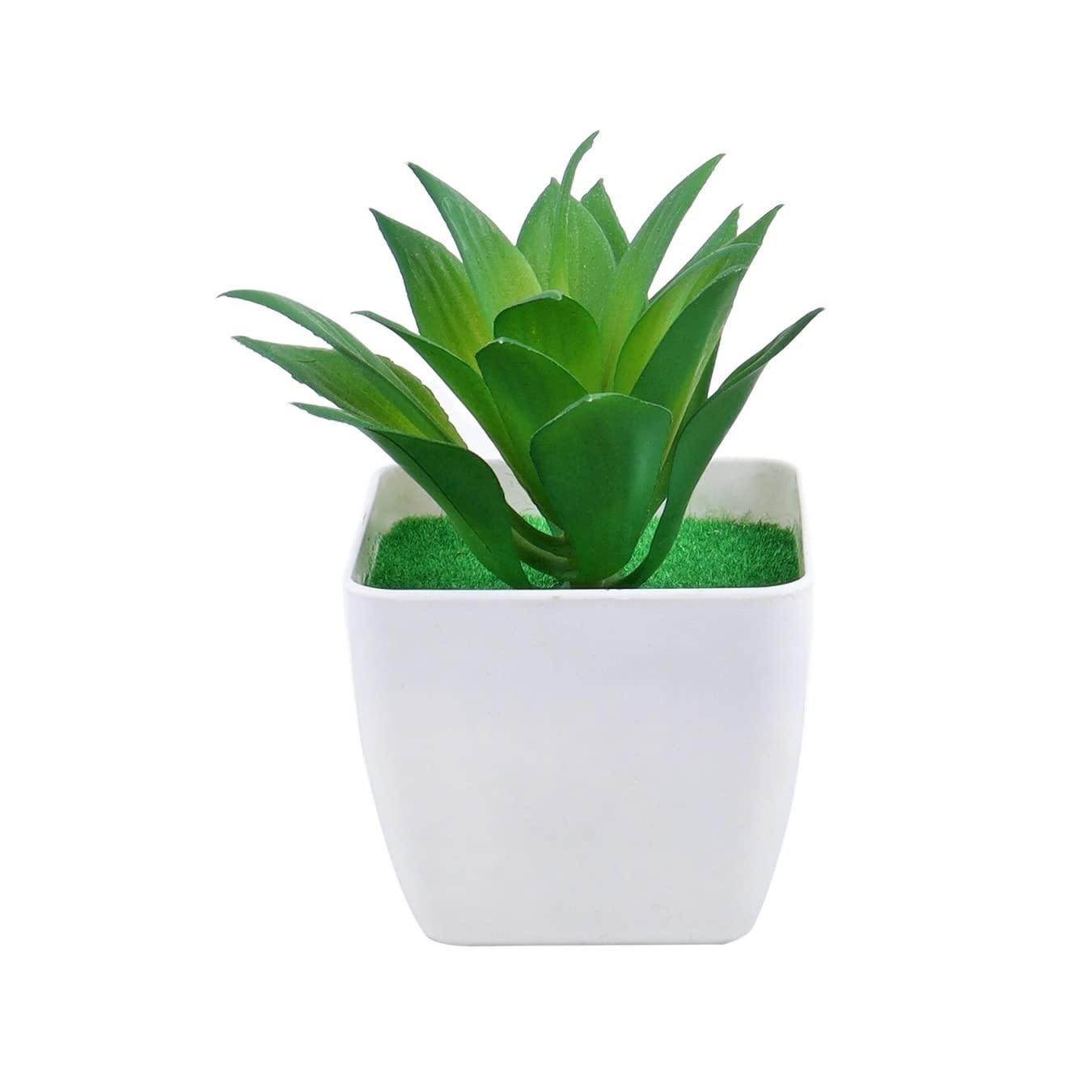 Plante artificielle mini cactus vert pour décoration de table réaliste
