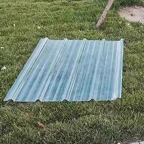 Láminas de techo corrugadas transparentes, 12 paneles de fibra de vidrio aislantes del calor, resistentes a los impactos, para toldo de invernadero, 0,9 x 1,5 m, solución duradera de iluminación