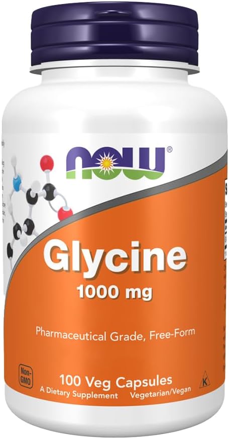 Glycine - 1000mg, 100 Veg Capsules