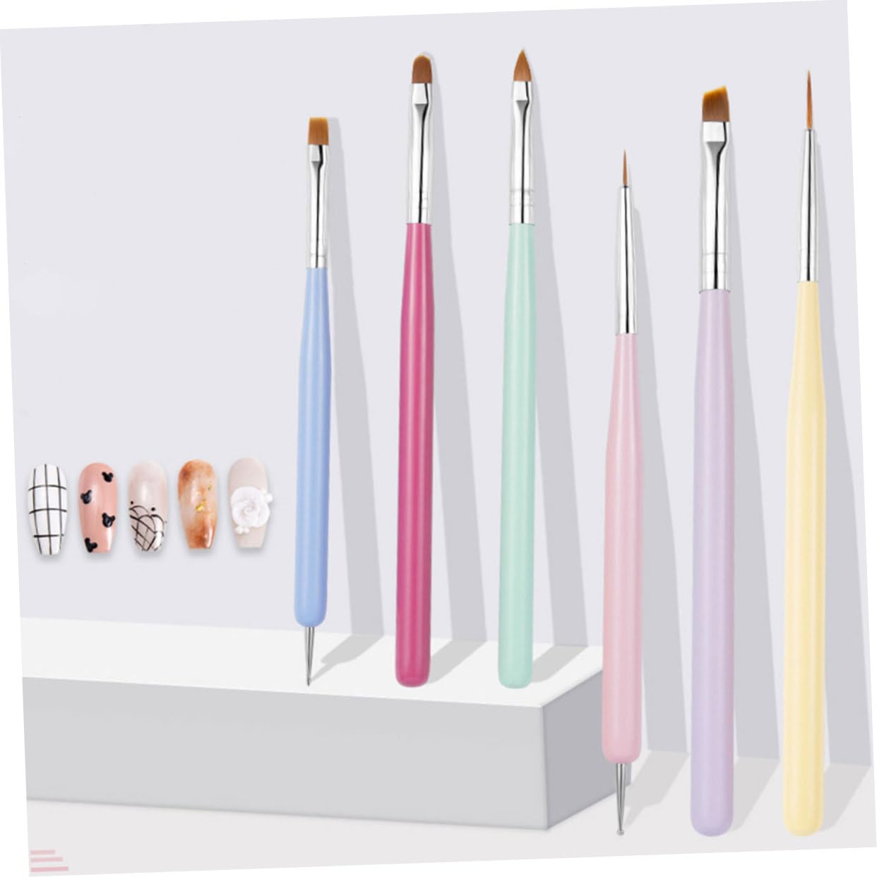 Housoutil 30pezzi Per Nail Per Decorazioni Unghie Professionali Per Manicure Painting