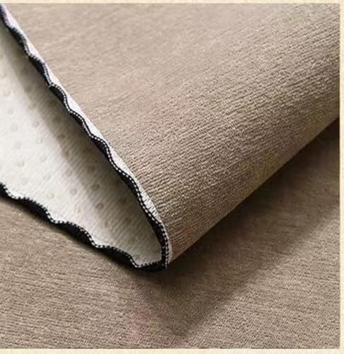 Image of Zollyss Microwave Oven Cover, Cotton Linen Dust-proof Fabric, Deer Design,100 x 35 cm (Beige)