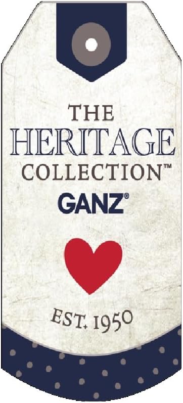 Ganz The Heritage Collection Black Poodle, 12-inches Length, Black, Plush, Stuffed Toys for Kids, H15256