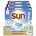 Sun Tablettes Lave-Vaisselle x144 Tout en 1, Purifie et Protège, Ecolabel, Efficace en 1 seul lavage, Fabriqué en France, 144 Lavages (Lot de 3x48 lavages)