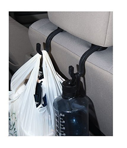 Handy Hooky 2pc Car Seat Headrest Hanger Storage Hooks - Purse Handbag Grocery Bag Holder