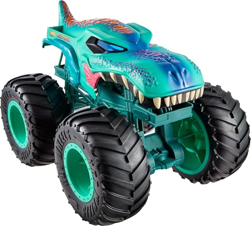Hot Wheels Monster Trucks - Camión de Juguete, Personaje colosal Favorito de los fanáticos con Ruedas Grandes y Detalles Brillantes, Monster Trucks Live (los Estilos Pueden Variar)