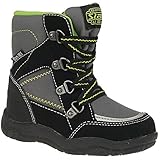  Indigo Winterstiefel mit Slam-Tex Membran Reissverschluß in 3 Farben Gr.21-28 Schwarz EUR 26
