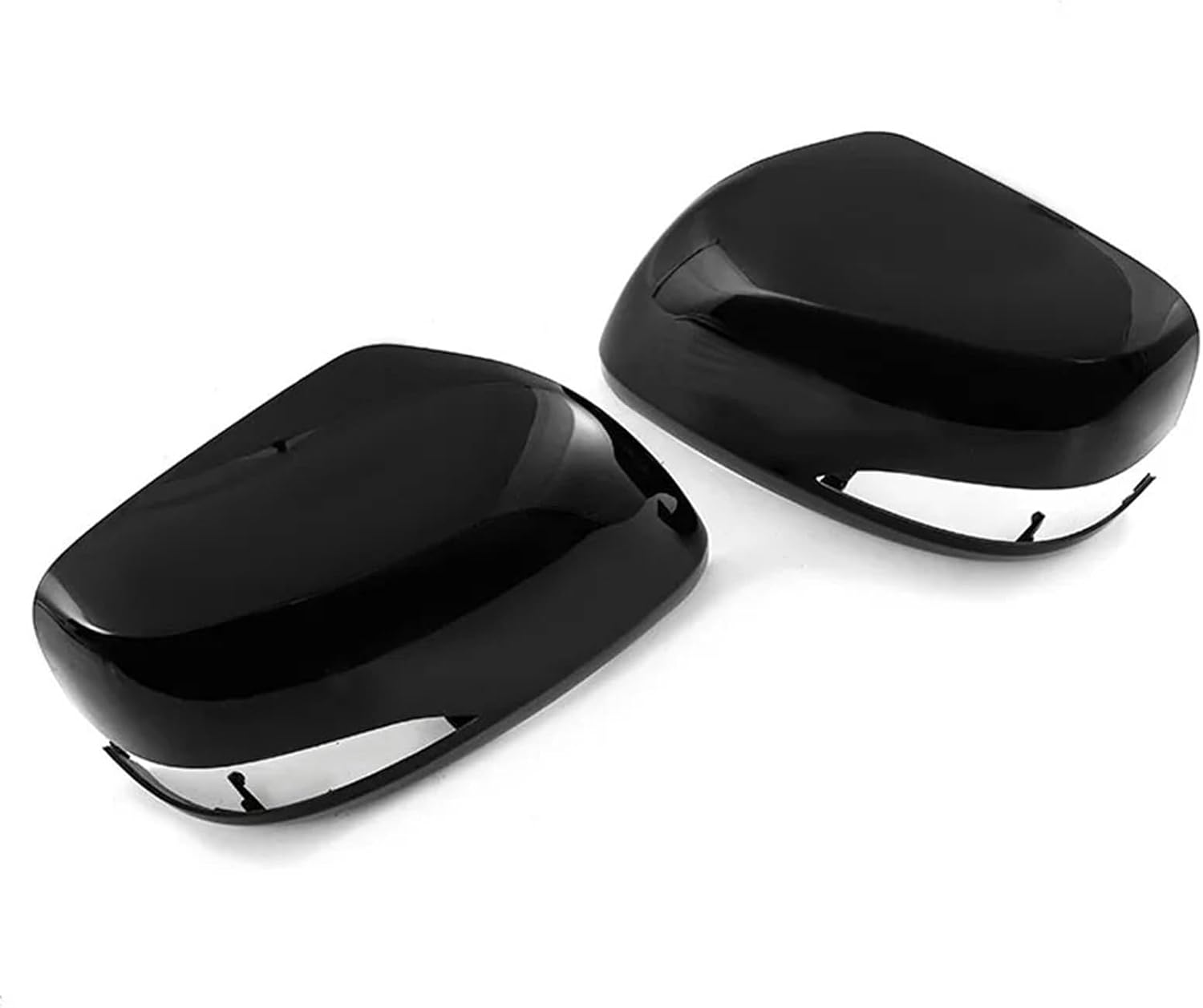 Compatible with Lexus GX460 2010-2023 LX570 2015-2021 Rearview Mirror Cover Housing Side Wing Mirror Cap(Golssy Black Pair)