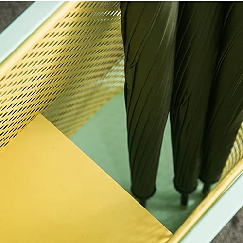 Support de rangement en fer forgé pour parapluies au design ciselé