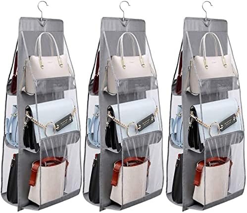 Organizador del Armario Bolso,3 PCS Organizador De Bolsos Colgant...