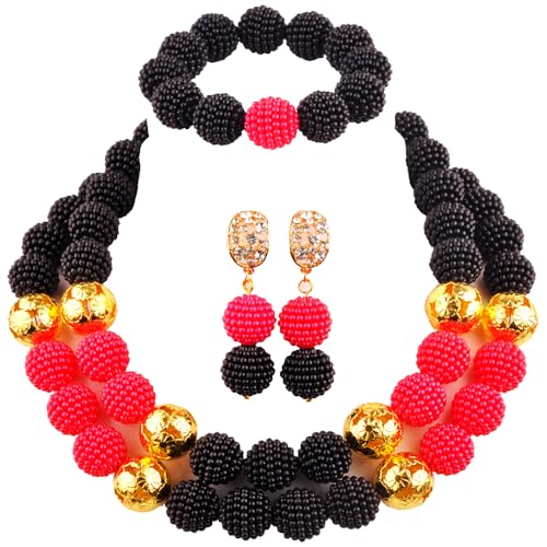 aczuv iCWFAEFfBOZbg ͑p[r[Y AtJlbNXZbg WG[, Necklace 18inches , Bracelet 8inches, vX`bN, ΂Ȃ