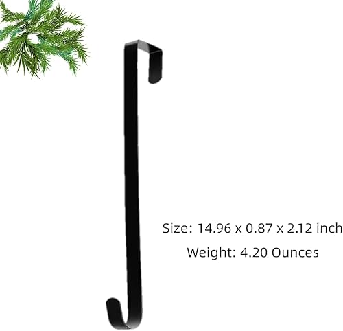 Miniatura 10 de Corona de Navidad con lámpara de aceite LED, funciona con pilas (no incluida), lazo rojo grande, adornos de bayas, decoración de puerta de Navidad