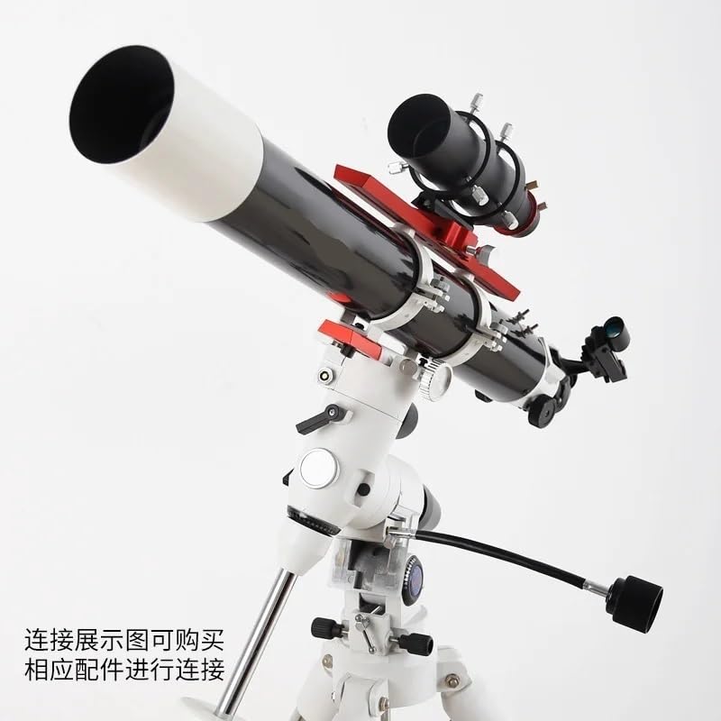 Abrazadera para telescopio de 356 mm con placa de montaje roja 7