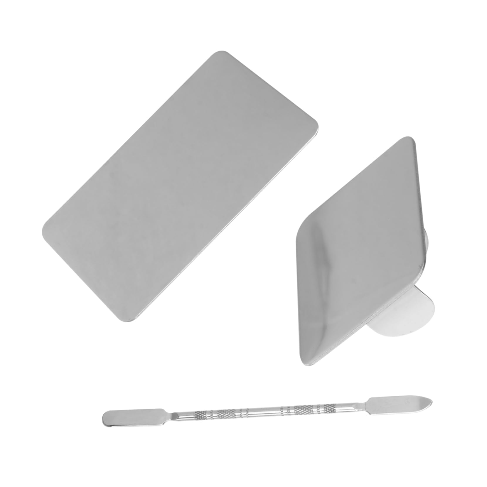 NOLITOY 2Sets DIY Nail Art Palette Mixing Trays with Spatulas for Makeup Color Mixing Convenient Manicure Tools for Nail Artists and Enthusiasts