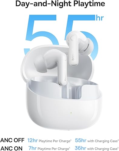 Miniatura 7 de Baseus Bass BP1 Pro Auriculares inalámbricos con cancelación de ruido, cancelación de ruido adaptativa en tiempo real, ecualizador activo