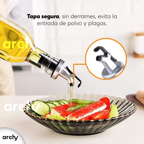 Opiniones y reviews de Aceiteras y recipientes para aliños - los más vendidos. 12 Aceiteras y recipientes para aliños marca Archy (3)