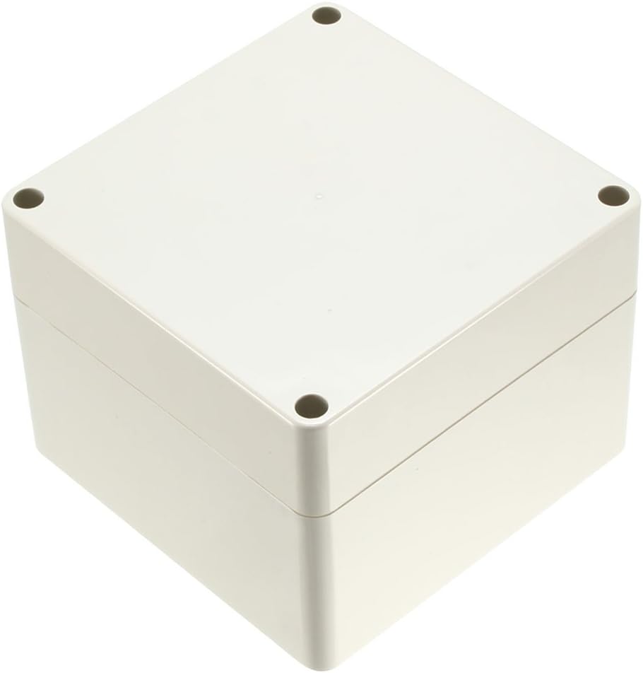 uxcell 120x120x90mm Electronic Waterproof IP65 Sealed ABS Plastic DIY Junction Box Enclosure Case Gray