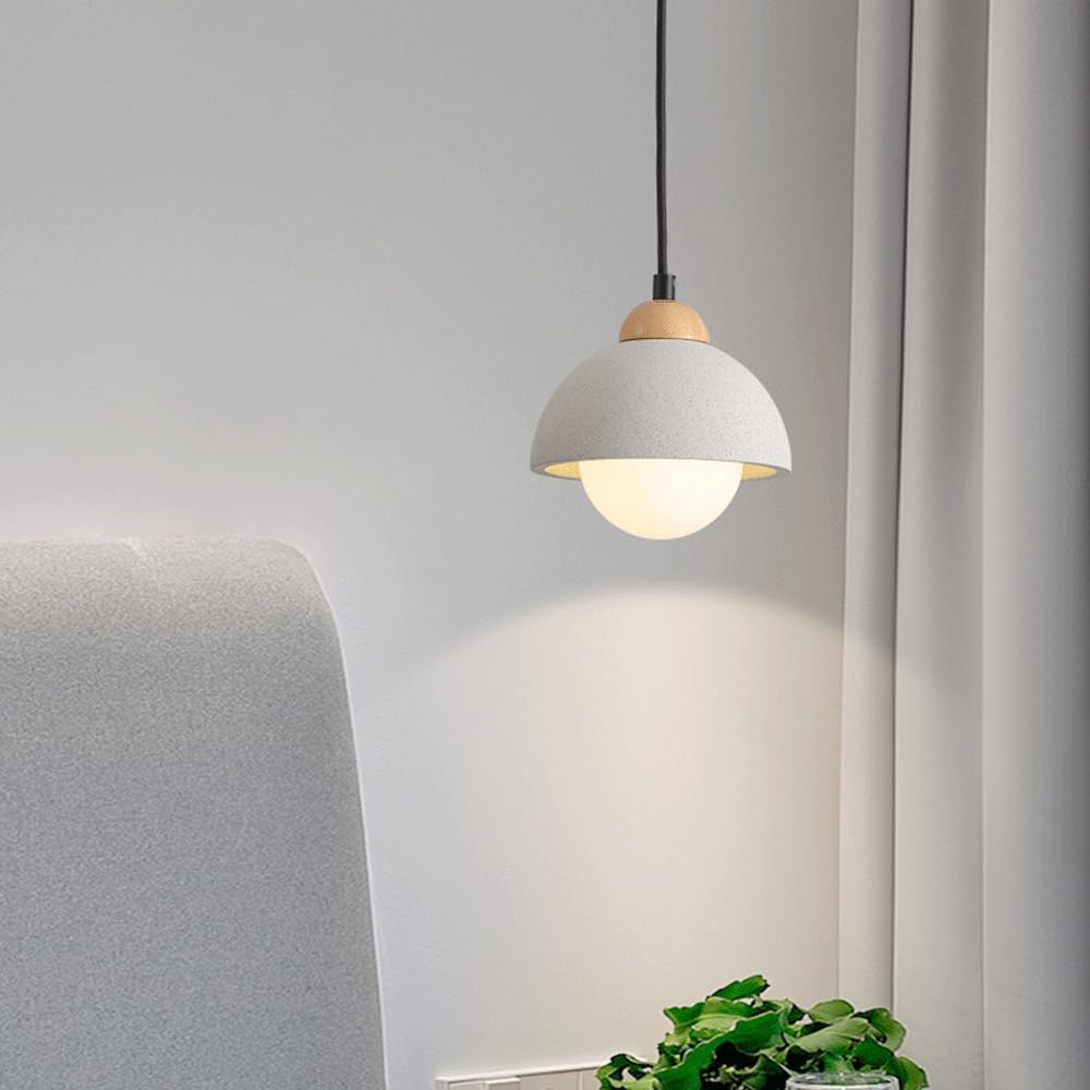 Biała Marmurowa Szklana Lampa Wisząca Do Kuchni Na Wyspie, Nordycka Lampa Sufitowa Mid Century Modern, Mleczne Szkło, Naturalny Kamień, żyrandol W Stylu Rustykalnym Do Jadalni, 1PACK