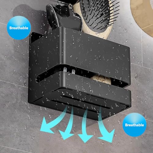 Support brosse à dents électrique mural pour grand rangement - 6