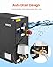 VEVOR Steam Generator, 6 kW Steam Shower System with Controller for Home Sauna Bath Spa, Commercial Auto Drain Kit with Overheat, Dry-Run & Overpressure Protection, 10 Min to 24h Efficient, Black