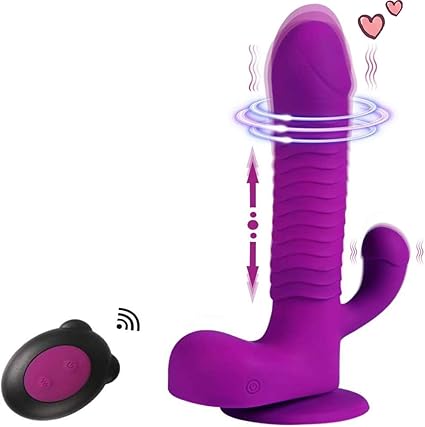 JQ-LOVE Realista Rabbit Anal Vibrador con Ventosa Vibradores ...