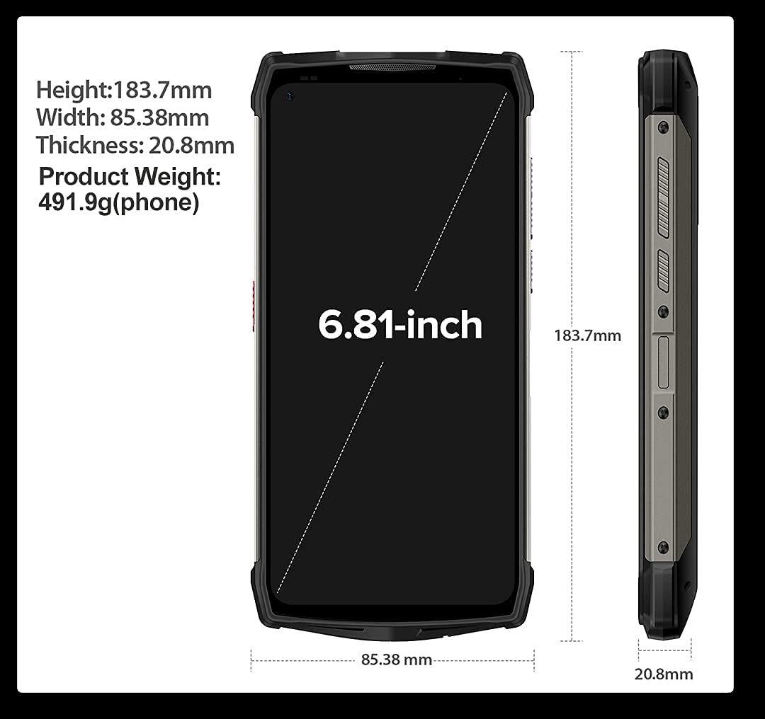 Amazon | Ulefone Power Armor 13 13200mAh頑丈な電話256GB Android11