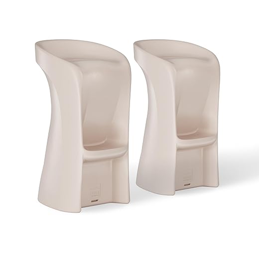 Ledge Lounger - Signature Bar Stool - Bar Height - Seat Height 29.5” - for Water Depths 36-52” - for in-Pool or On-Deck Use - Compatible with All Pool Types - Cloud