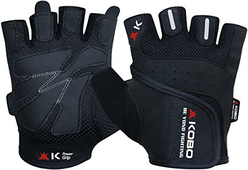 KOBO Fitness Gloves/Weight Lifting Gloves/Gym Gloves (Imported)