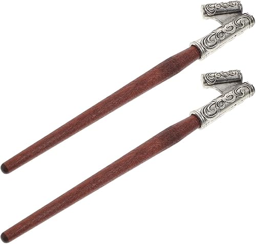 Miniatura 1 de ULTNICE Accesorios para el hogar, soporte para punta de caligrafía oblicuo soporte de mango para bolígrafo de punta extraíble, 2 piezas para