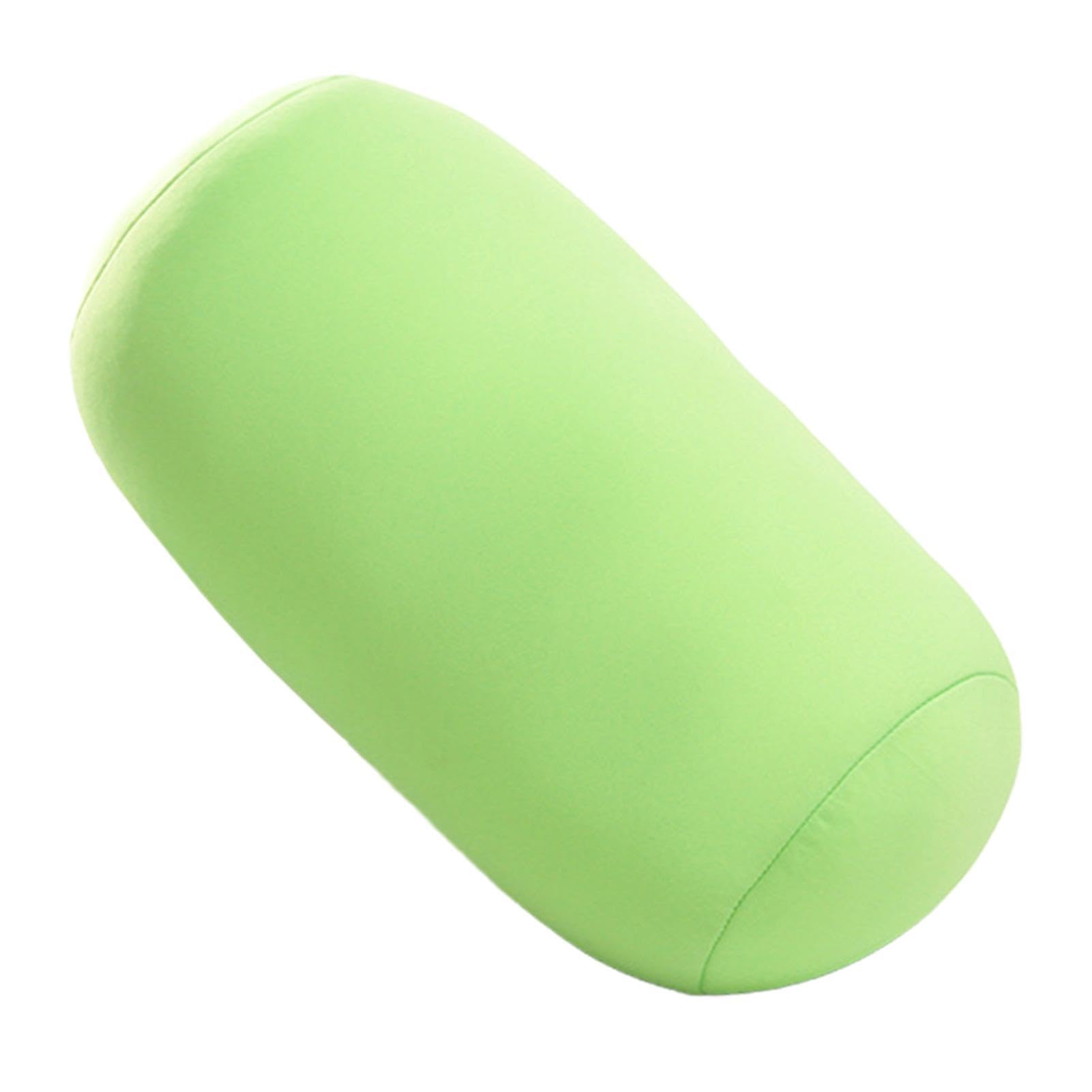 Microbead Bolster Tube Pillow Extra Soft Microbead Travel Neck Support Pillow Back HeadCushion Body Cushion Cylinder Bean Bag Throw Pillow Neck Arm Back Support For Plane Car Travel Recliner Sleeping