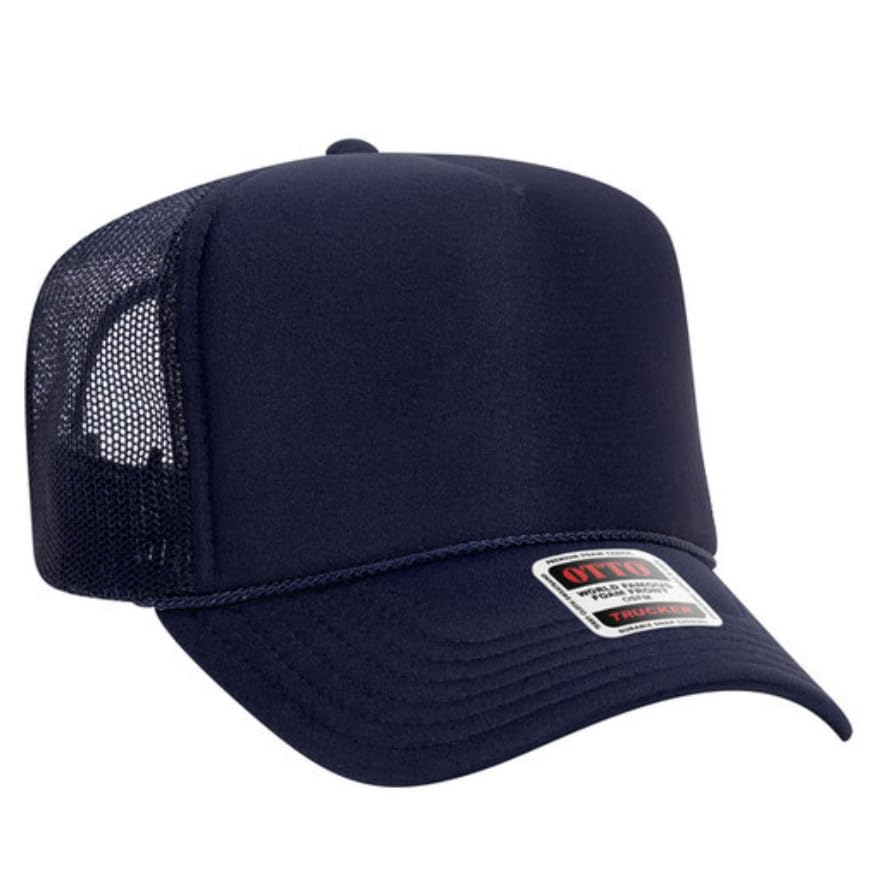 Image of Otto Cap 5-Panel High Crown Mesh Back Trucker Hat