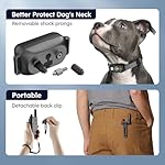 Dog Shock Collar 4000FT with Light for Night Walks, Dog Training Collar with Remote Control, E Collar with Adjustable Pitch Beep,Vibration and Shock,Rechargeable Waterproof Shock Collar for Dogs - Image 5