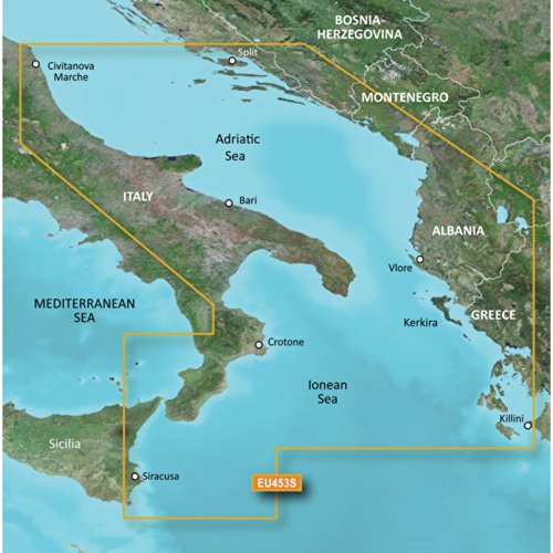 Garmin 010 C0797 00   Software de navegación, (Mar Adriático, Costa sur)