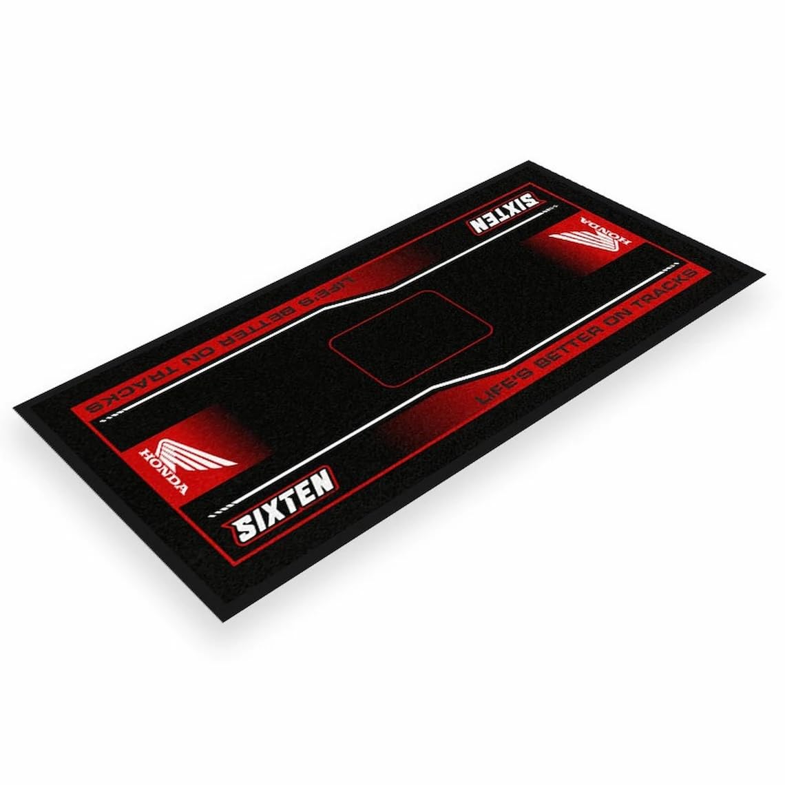 Tappeto moto per Honda Marker 95 x 200 - Tappeto ambientale moto - per paddock e garage, lavabile ed ecologico, ideale come regalo per moto