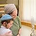 Majestic Giftware Safed 12-Pack Shabbat Candles - (SC-SHWT-WD) | 5 Inch Dripless Dripless Traditional Shabbos Candles Fits Standard Holders (White Drops)