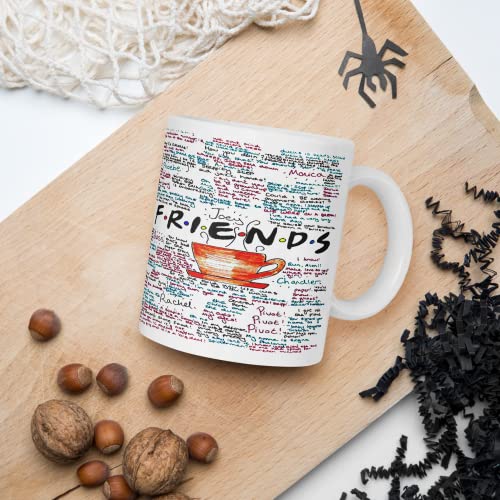 Image of Printed Coffee Friends Mug | Christmas | New Year - 350ml Capacity