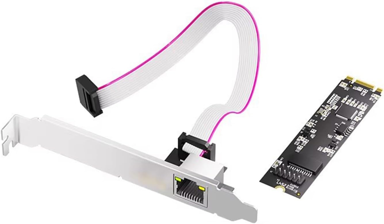 Industrial B+M to RTL8126 Gigabit Ethernet Card for High Speed Networking Connection Computer Streaming Accessories
