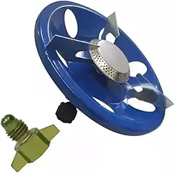 Fogão Portátil 1 Boca para botijão Gás P2 Fogareiro Acampamento Pesca Camping