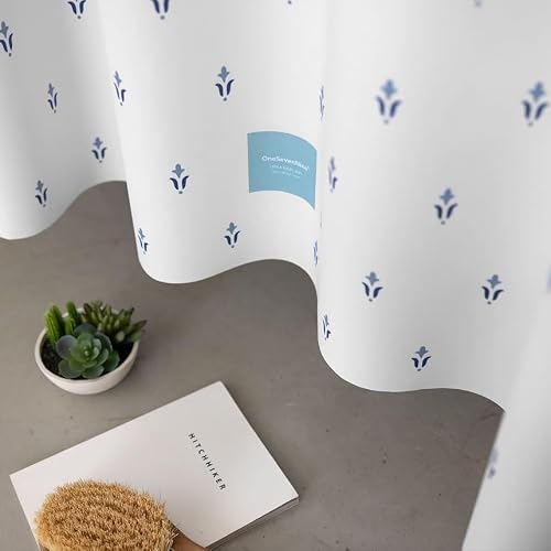 onesevennine Quick-Dry Lightweight Shower Curtain – Made in 