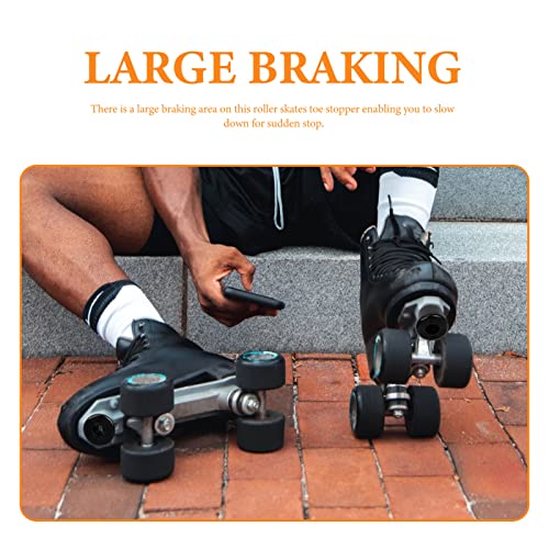 INOOMP 1 conjunto de patins substituíveis para os dedos dos pés com fileira dupla, rolhas de patins,