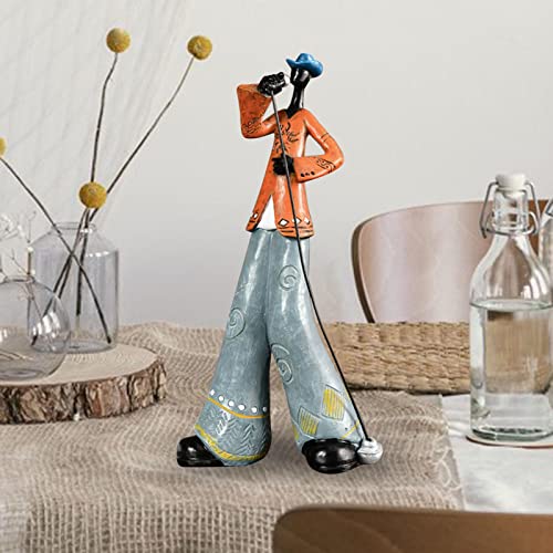 homozy Estátuas de resina de rock estatuetas de músicos esculturas música arte personagem colecionáv