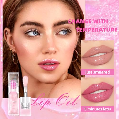 Bangfeng Magic Color Changing Moisturizing Lip Glow Oil Plumping Glimmer Glow Lipstick thumb #6