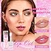 BANGFENG Magic Color Changing Moisturizing Lip Glow Oil Plumping Glimmer Glow Lipstick, Hydrating Lip Gloss Lip Balm Transparent Lip Care, Long Lasting Moisturizing Non-sticky Fresh Texture Lip Oil